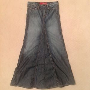 Guess Long Denim Skirt